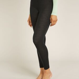NWOT Icebreaker Women's Merino Thermal Leggings Navy Dark Blue Size M